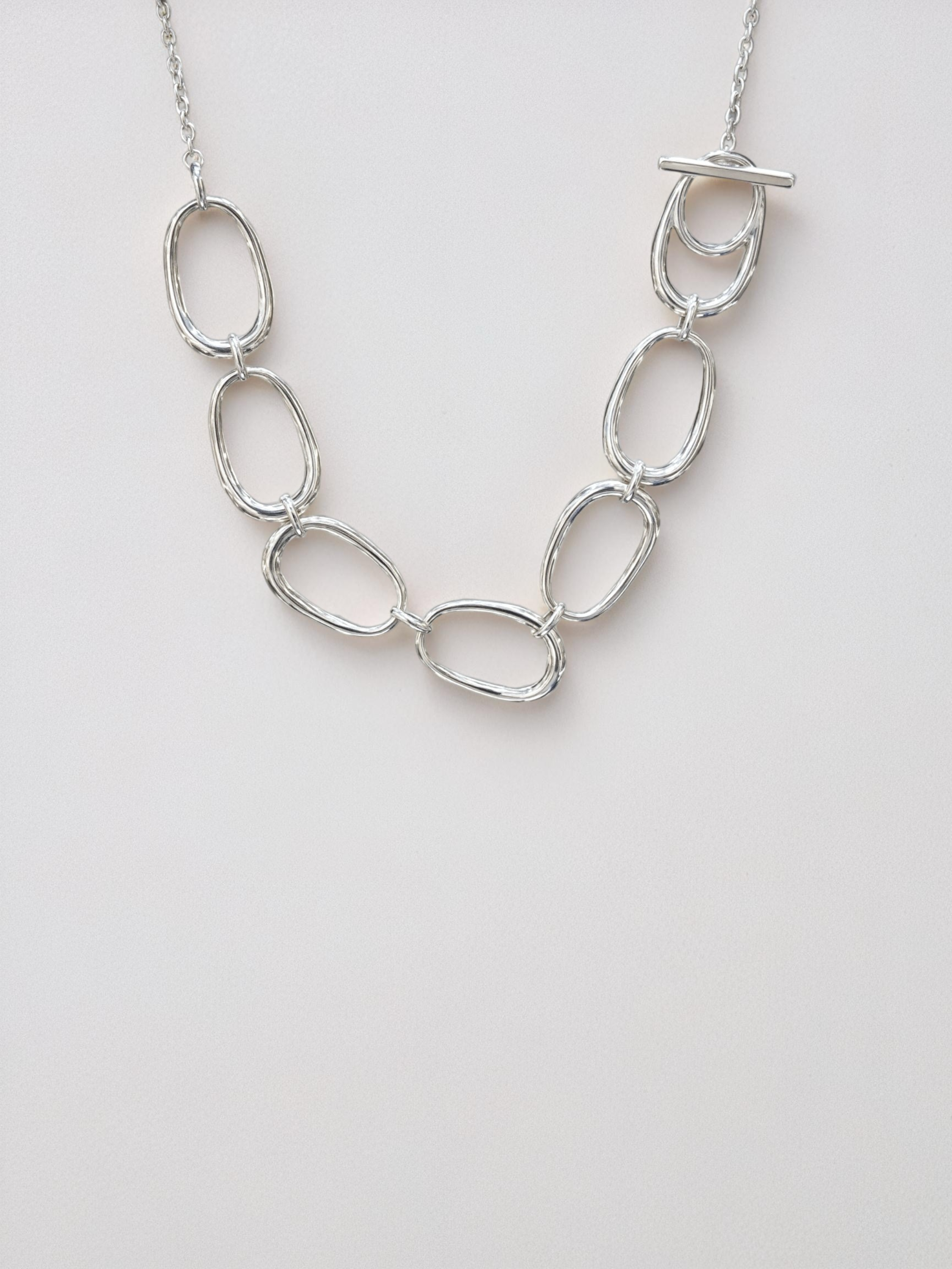 Liquid Link 925 Silver-Plated Statement chain