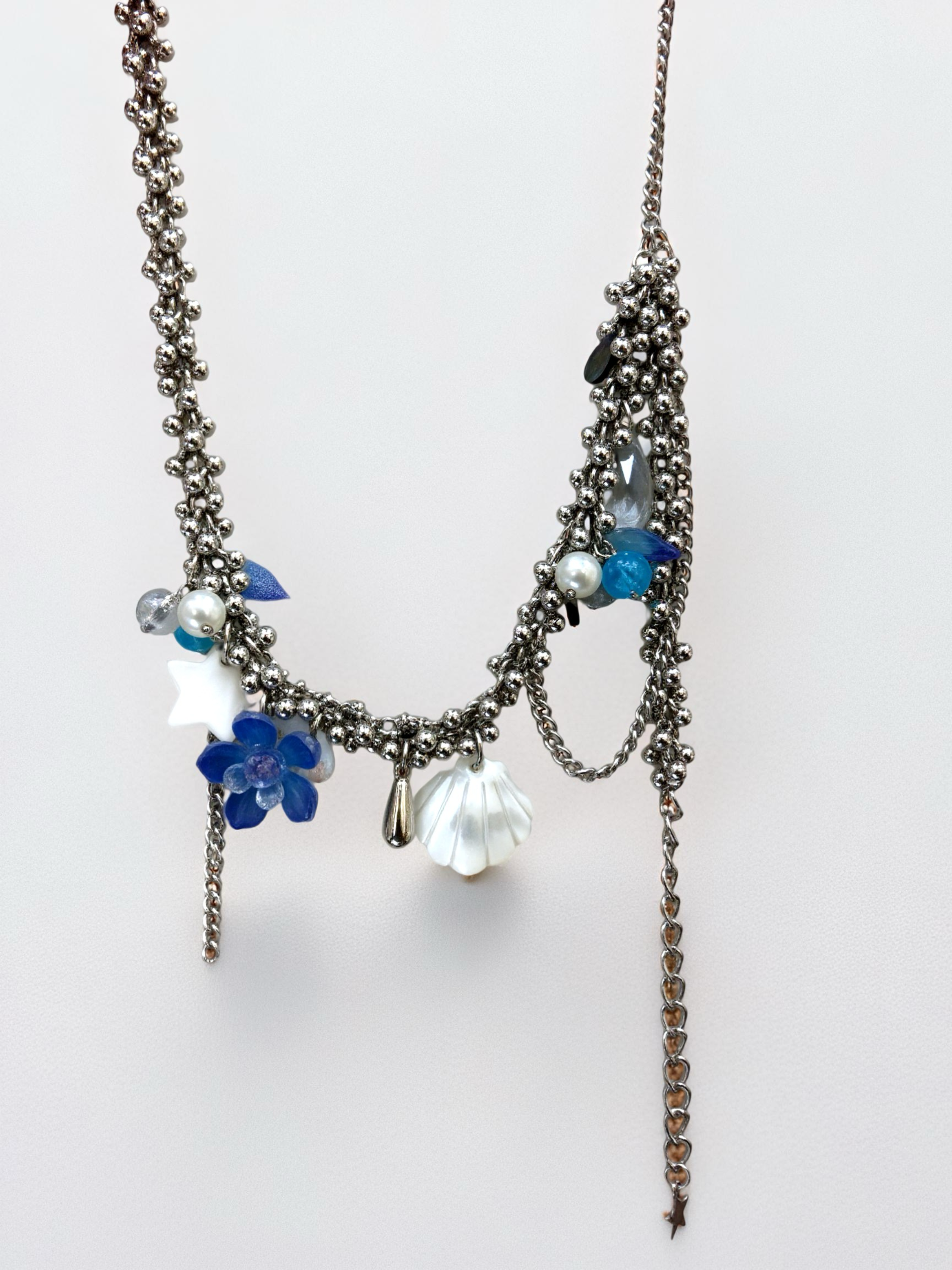 Ocean Relic Oxidised Charm