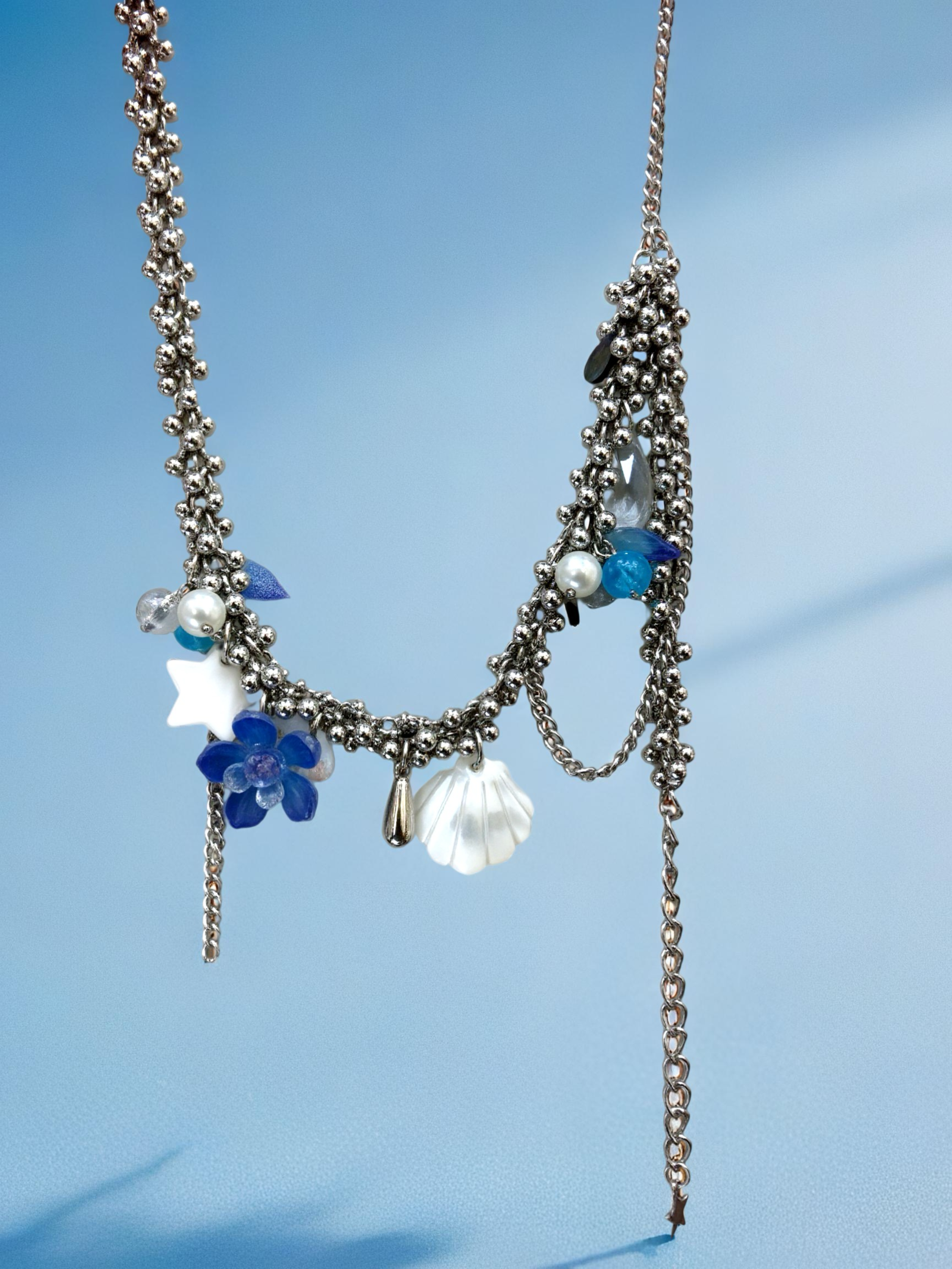 Ocean Relic Oxidised Charm