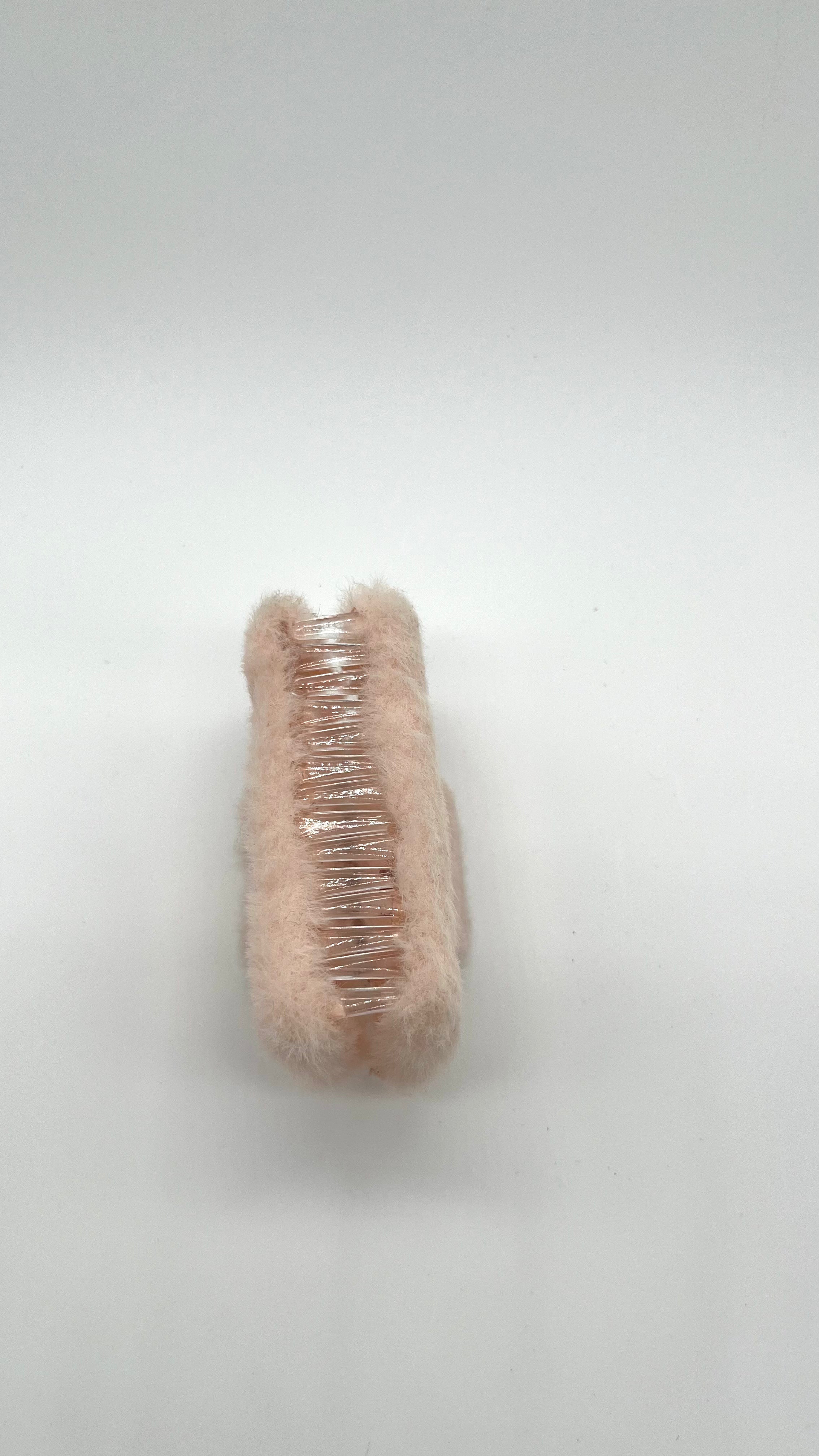 Plush Ivory Hair Claw