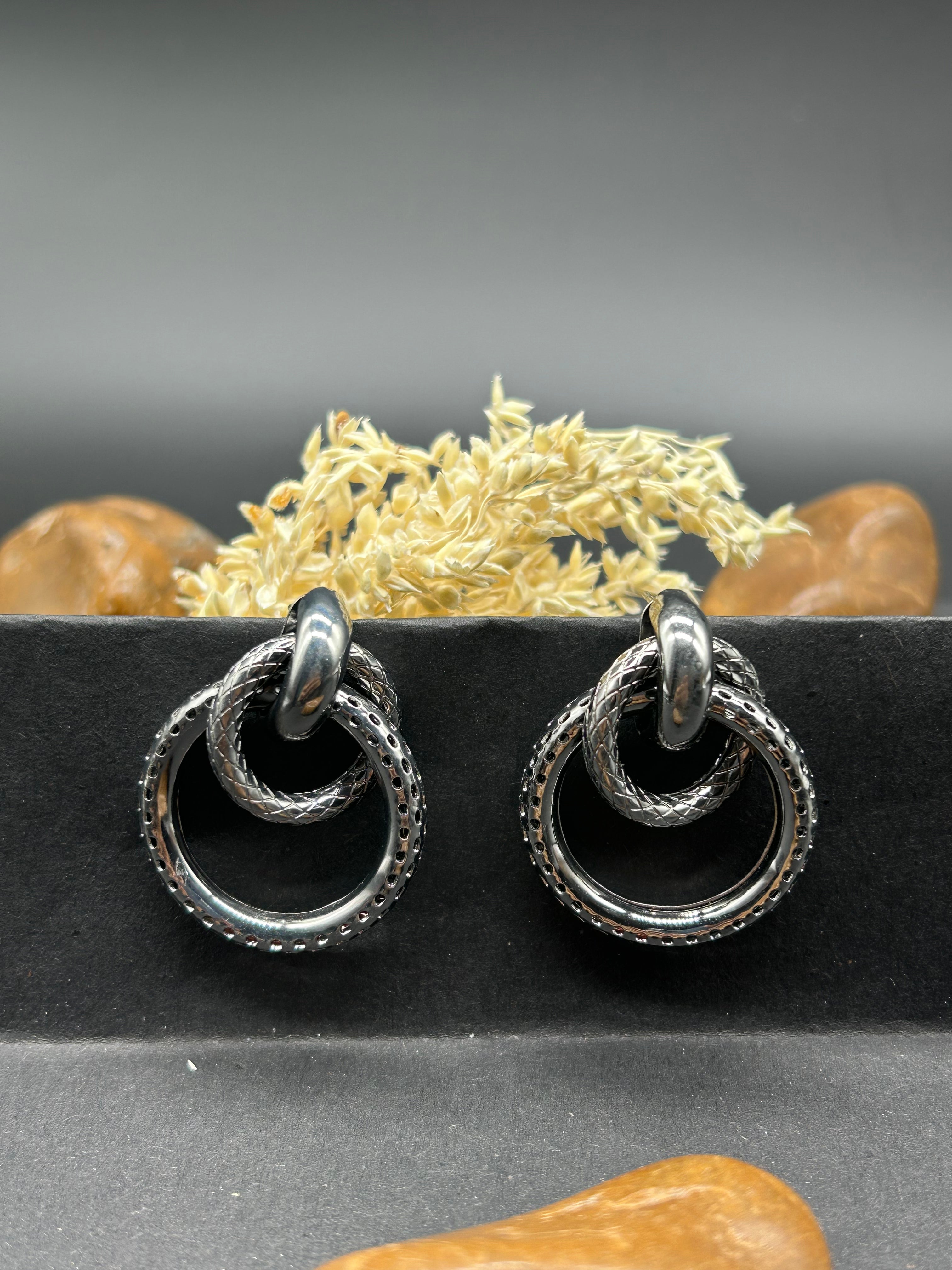 Modern Circle Earrings