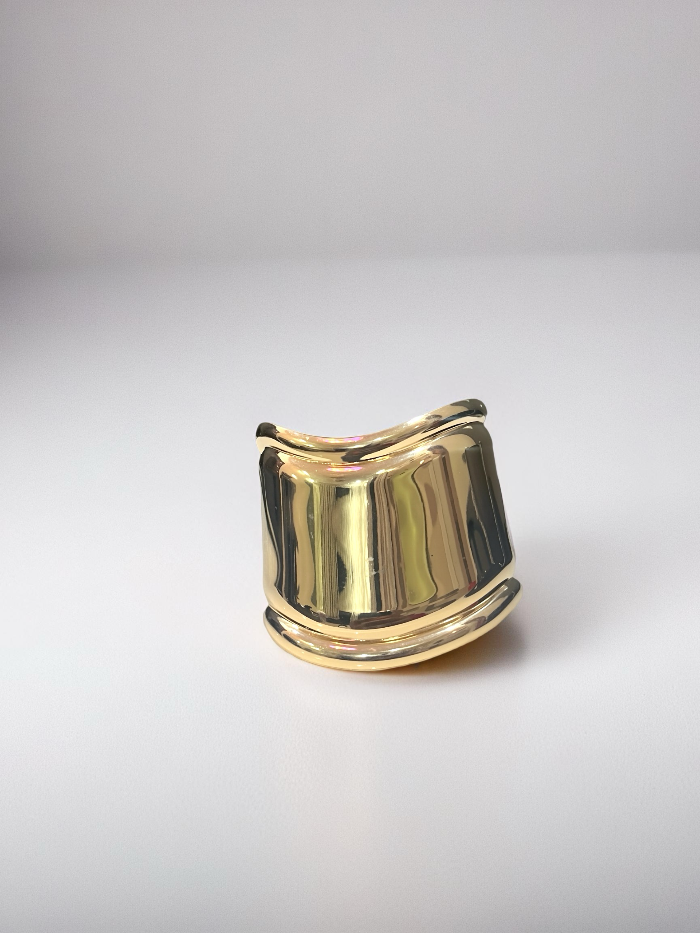 18K Gold Plated Luxe Curve Kada