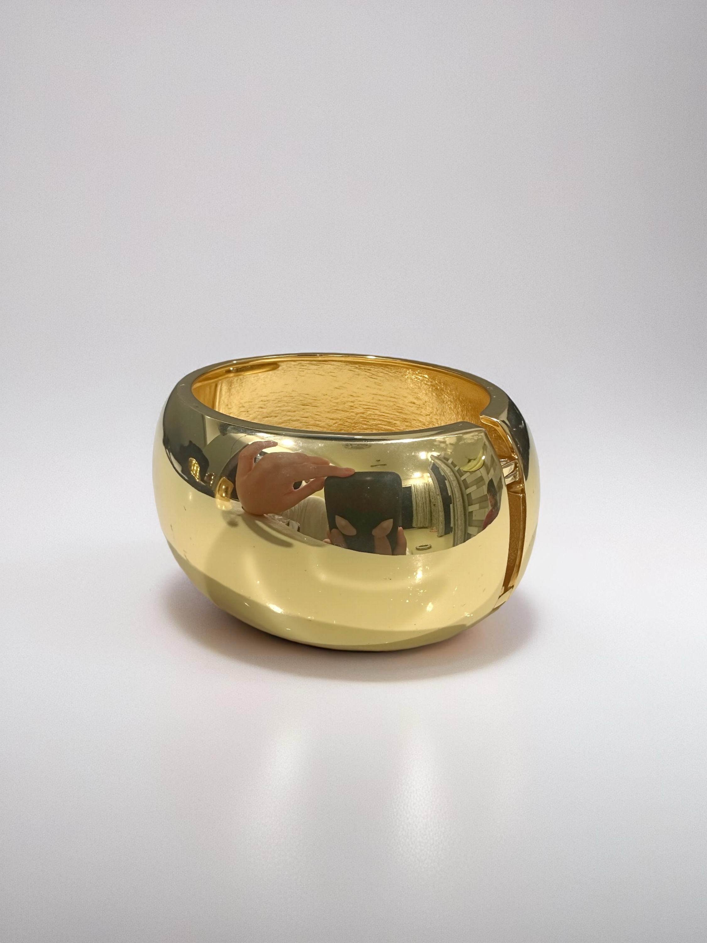18K Gold Plated Mirror-Finish Kada