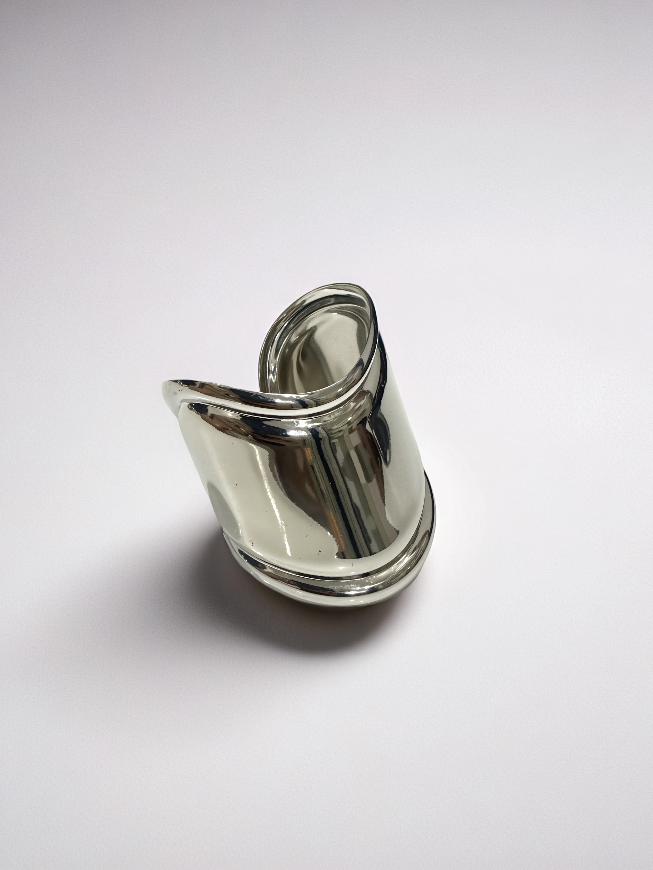 925 Silver Plated Overlap Kada