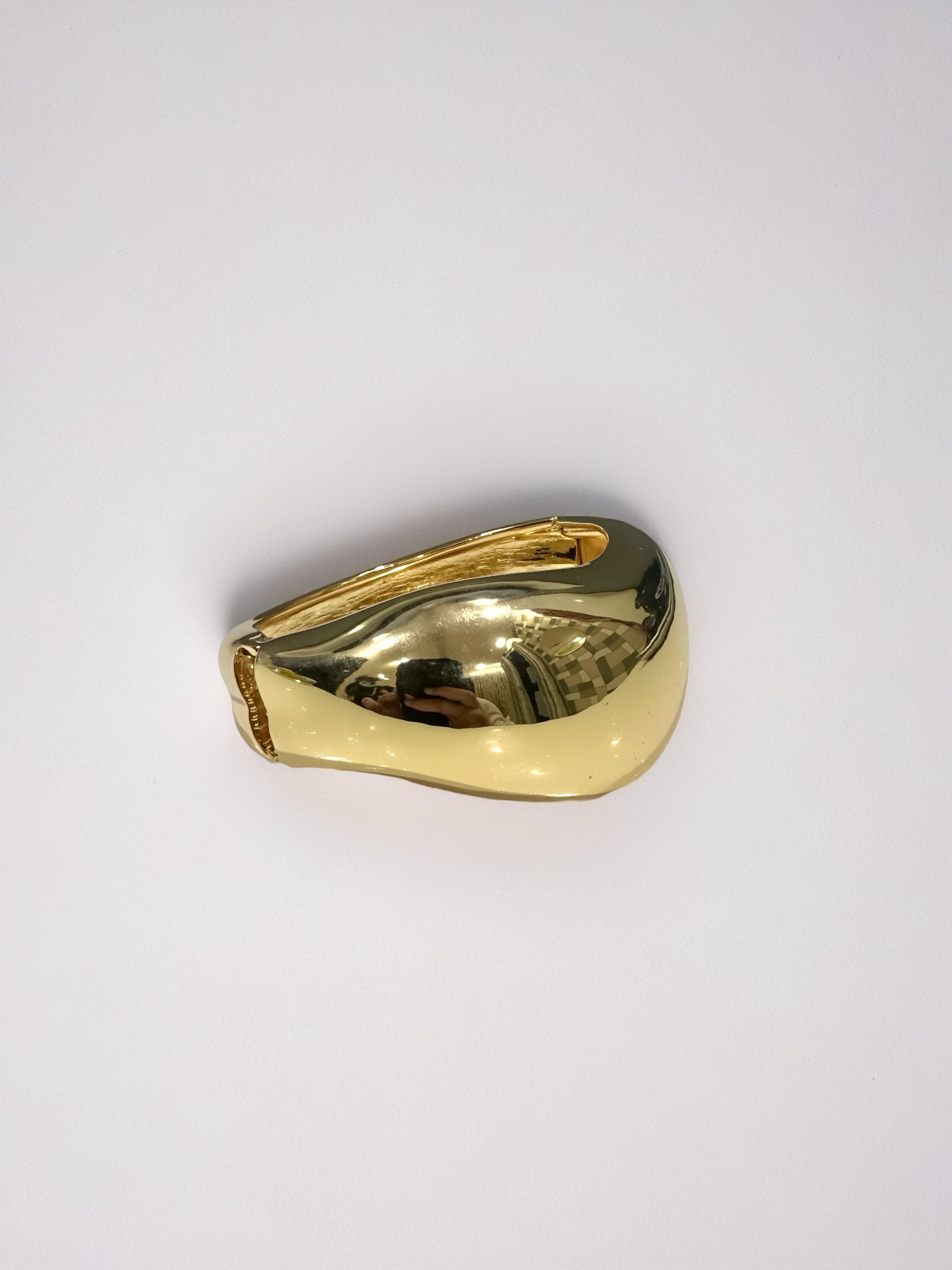 18K Gold Plated Kada – Sculpted Elegance in Every Curve