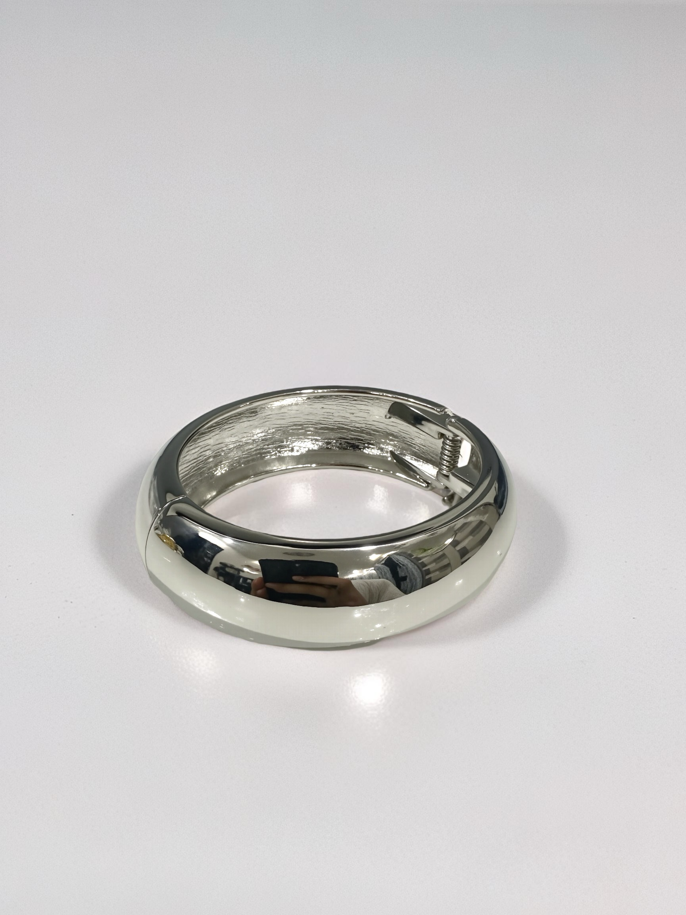 925 Silver Plated Classic Hinged Kada