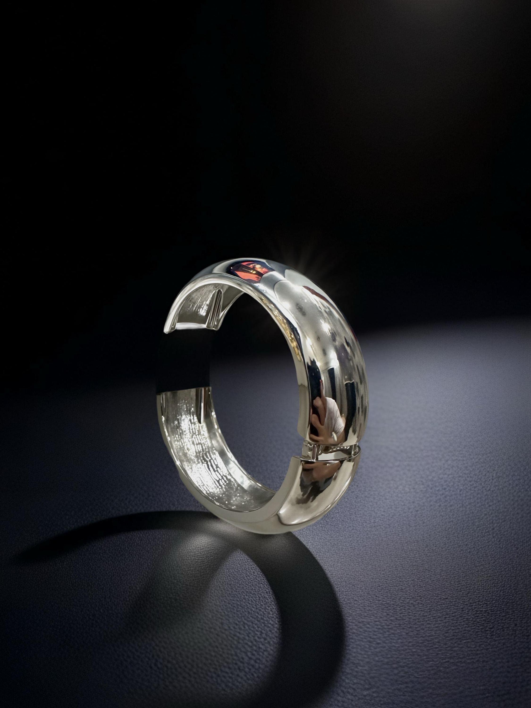 925 Silver Plated Classic Hinged Kada