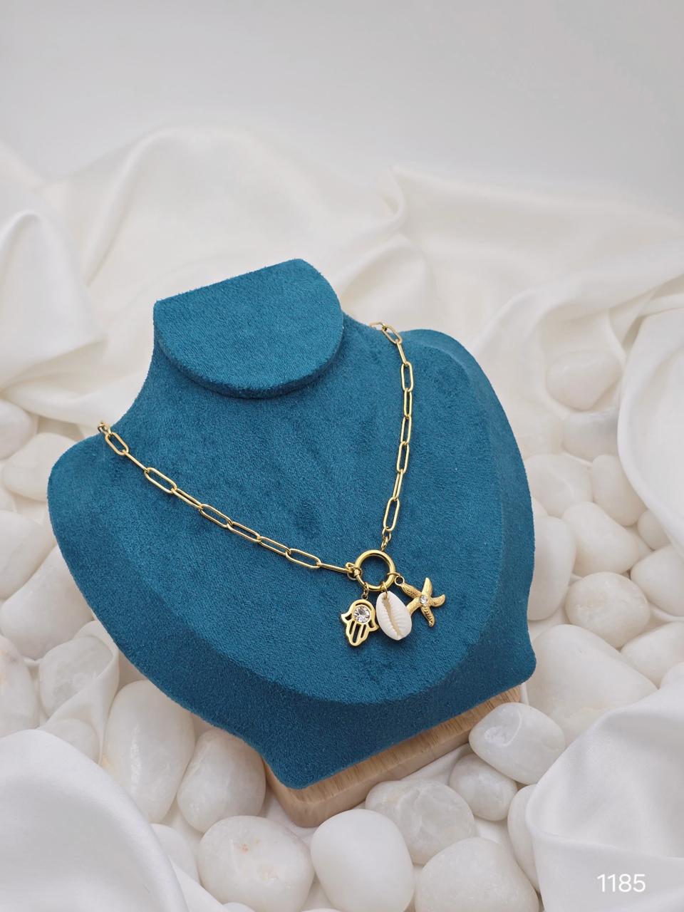 Golden Halo Link Chain Necklace