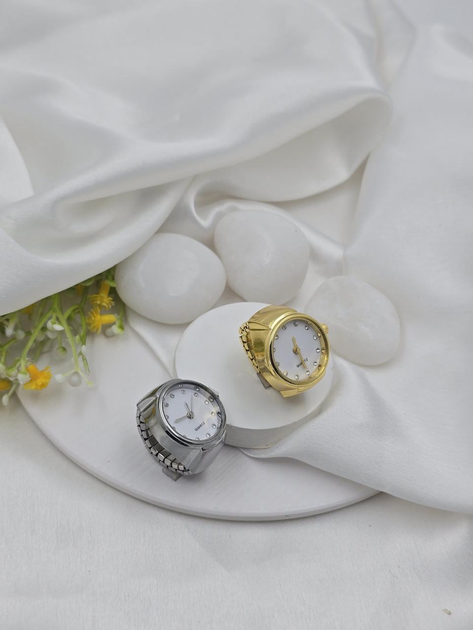 Crystal Watches (Silver & Gold)