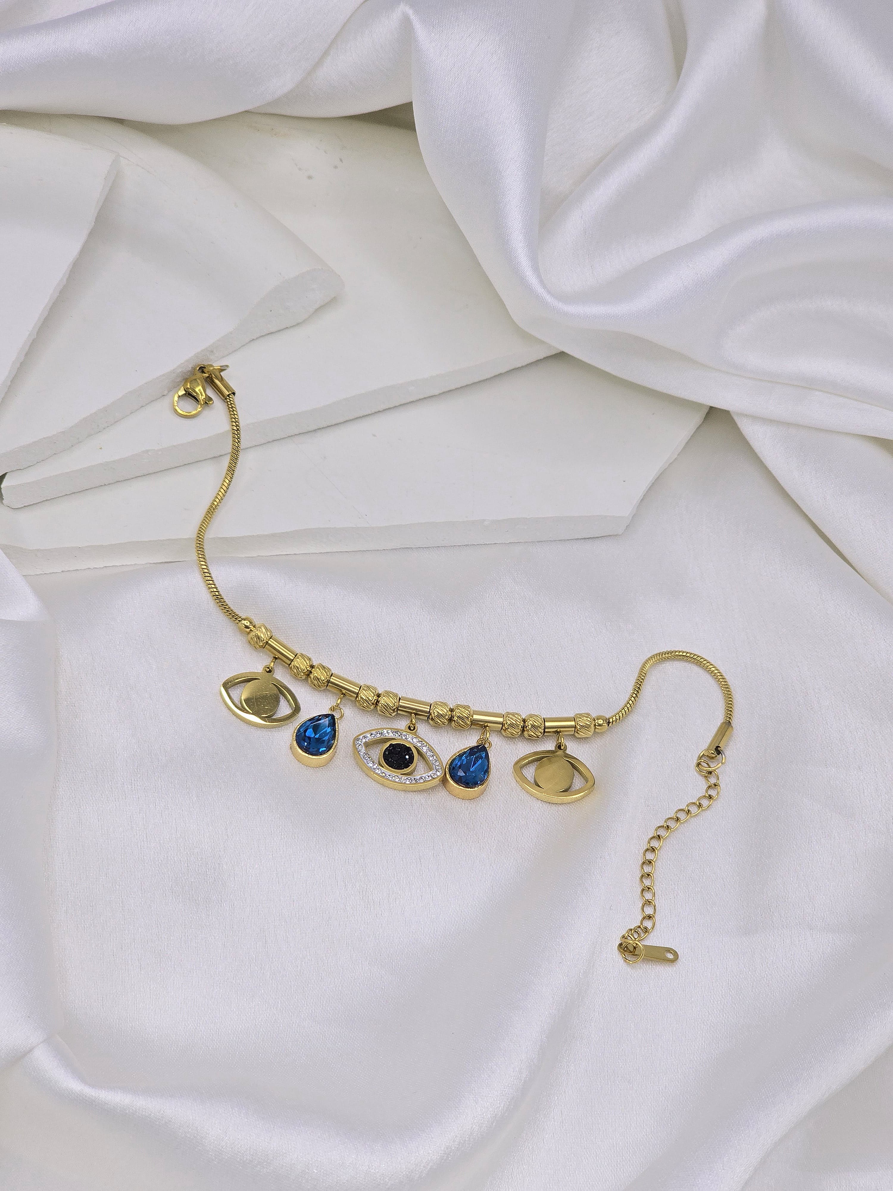Sapphire Vision Charm Bracelet