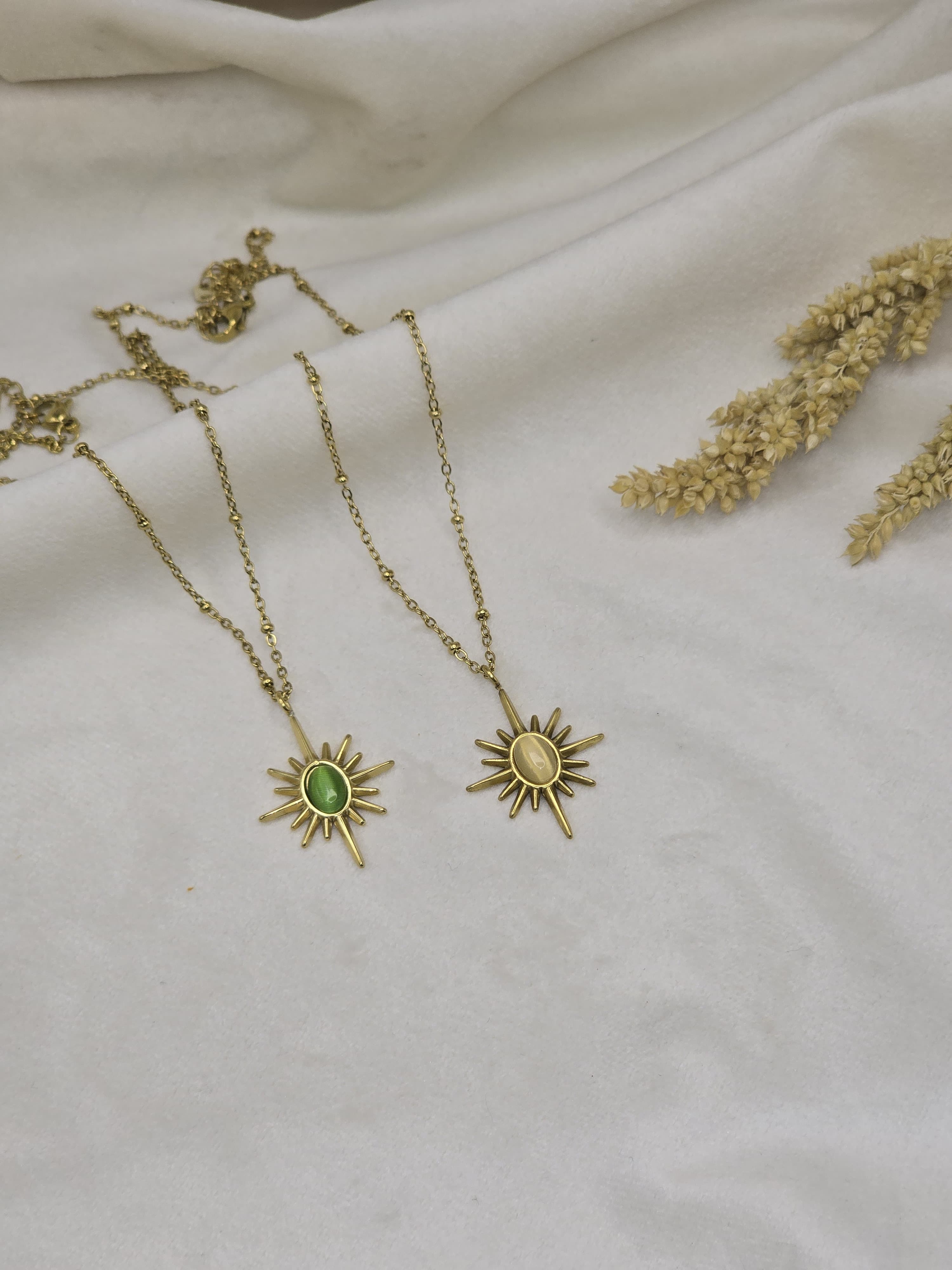 Radiant Sunburst Pendant Necklace