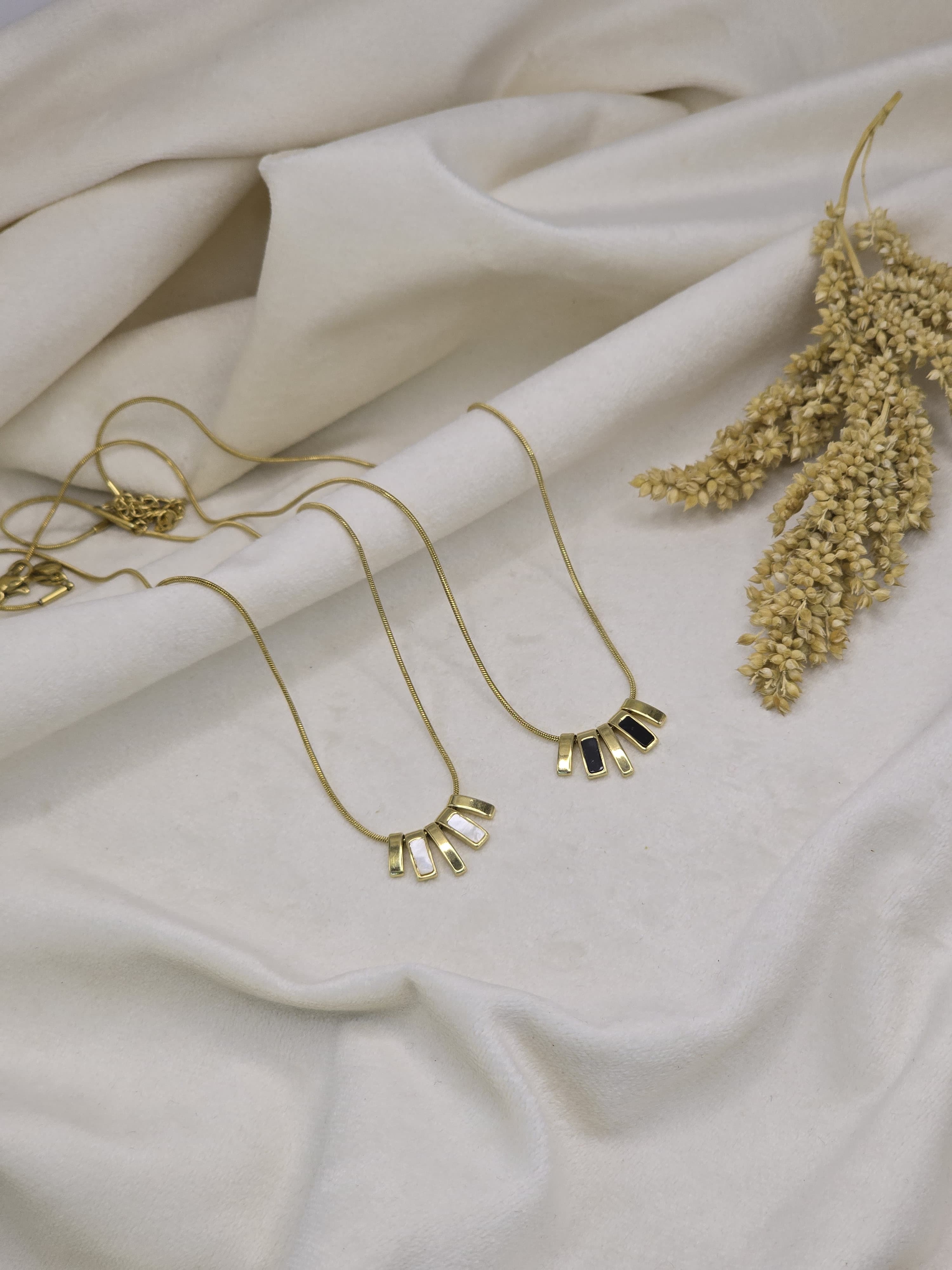 Radiant Fan Pendant Necklaces