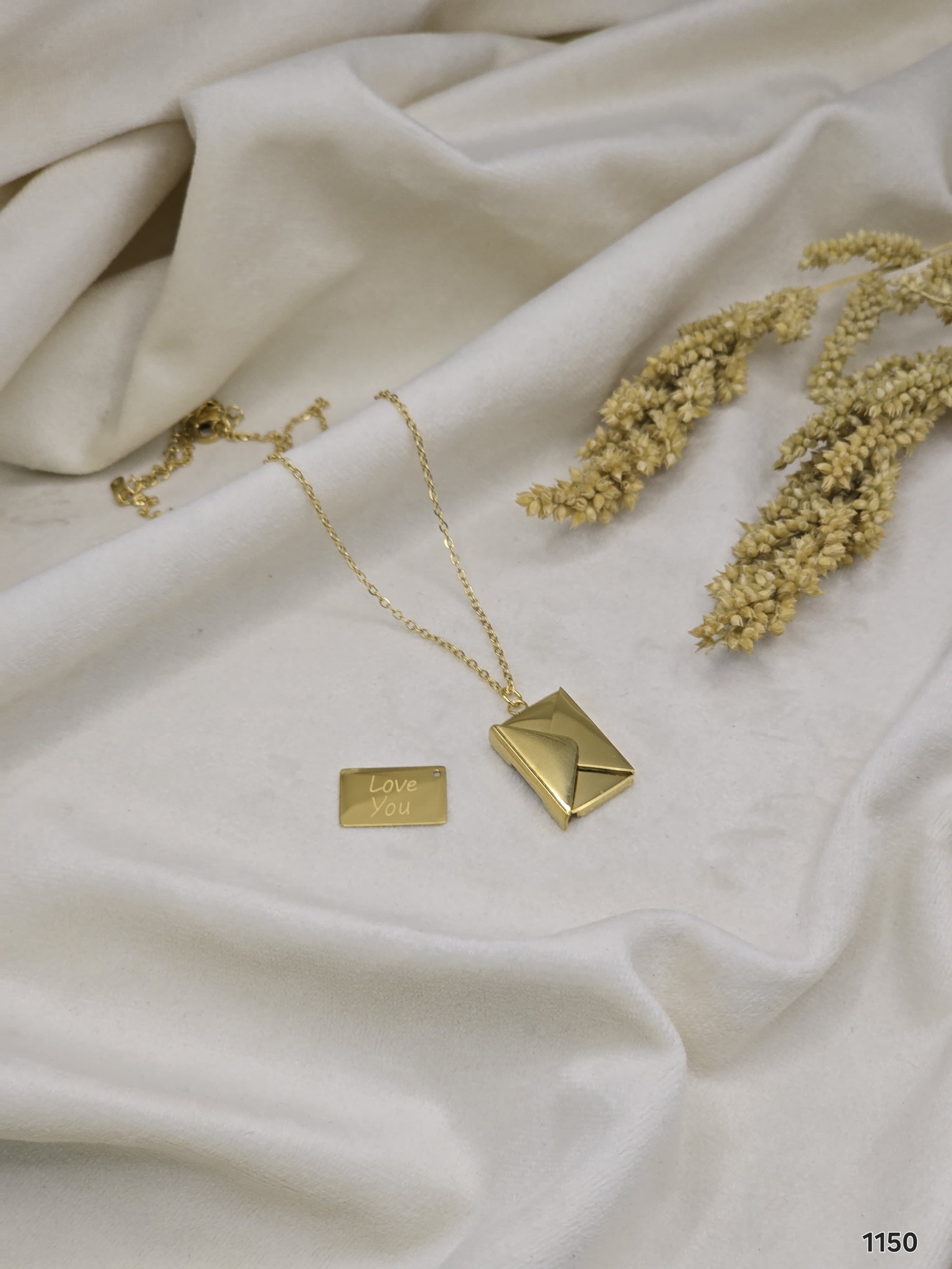 Love Letter Envelope Pendant Necklace