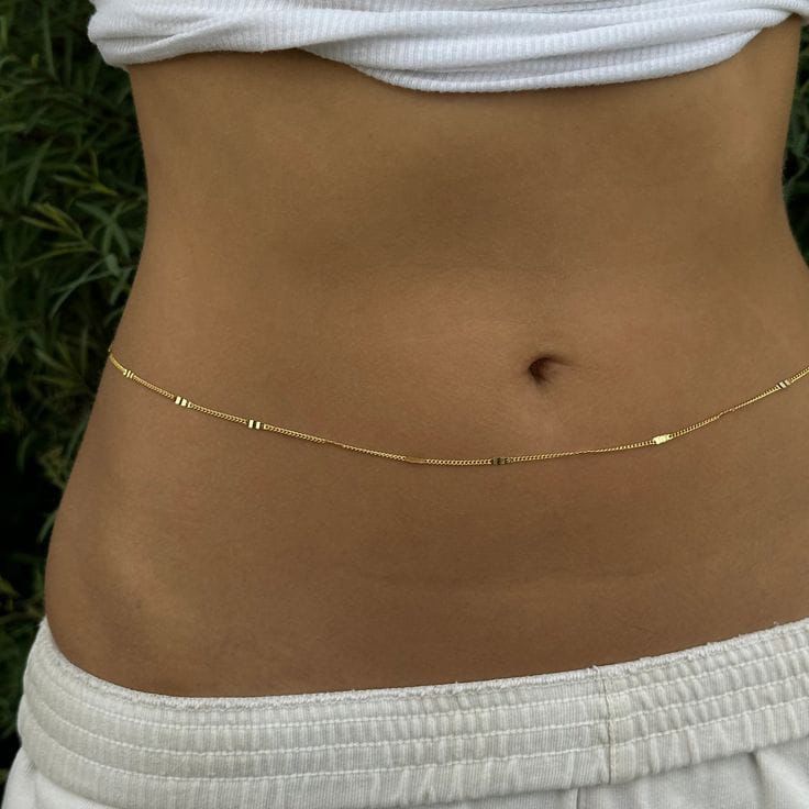 Geometric Accent Waist Chain