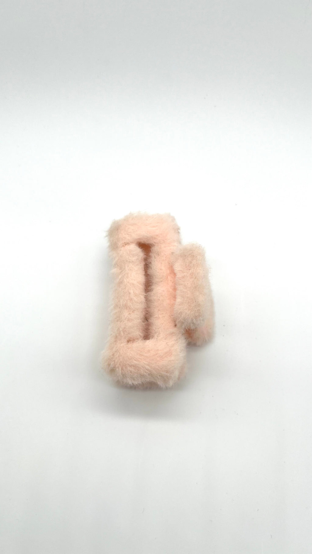 Plush Ivory Hair Claw
