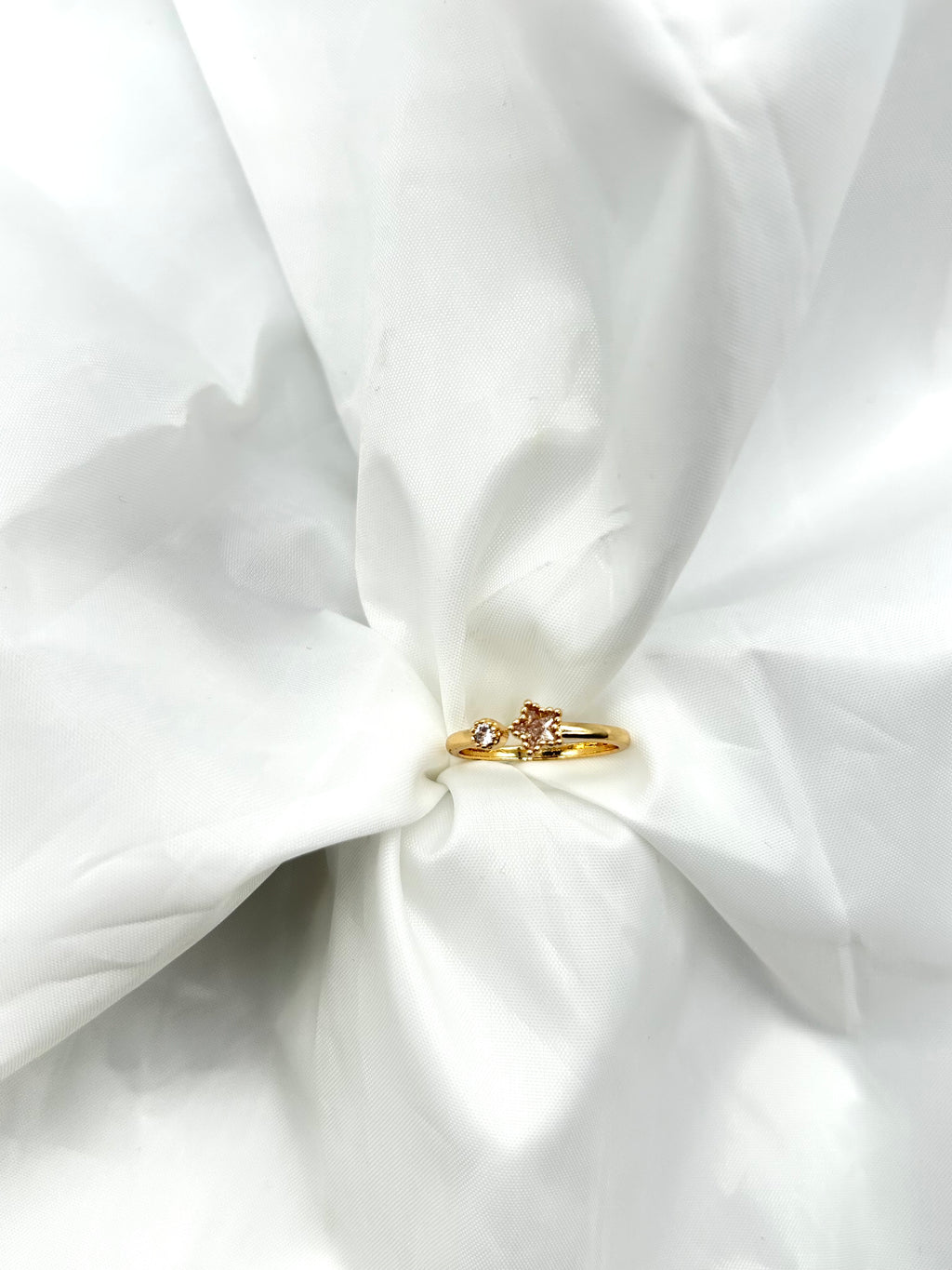 Golden Bamboo Stacked Ring