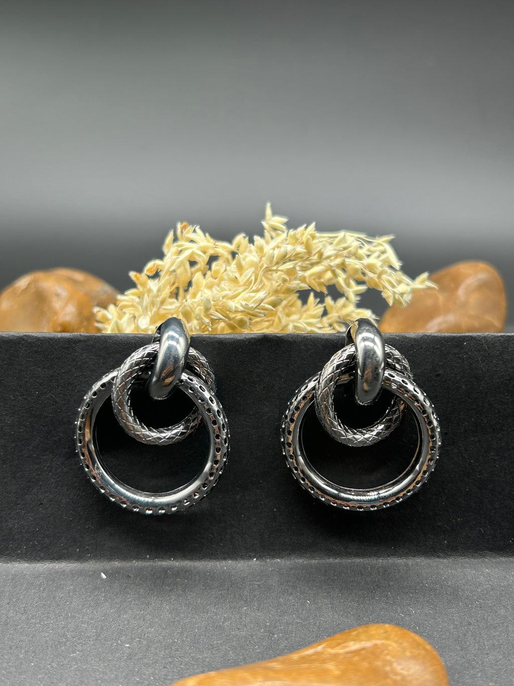 Modern Circle Earrings