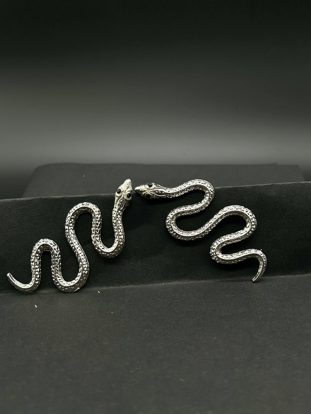 Twin Serpent Statement Earrings