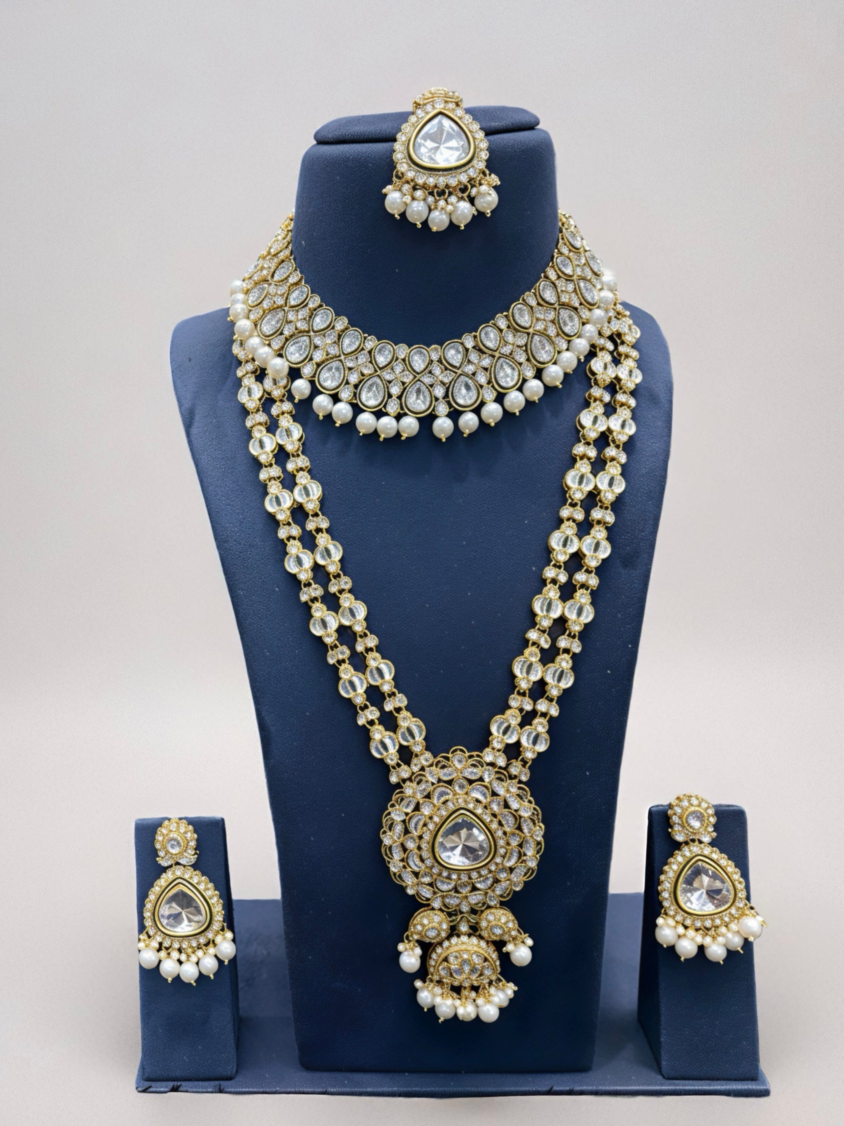 Kundan Layered Necklace Set