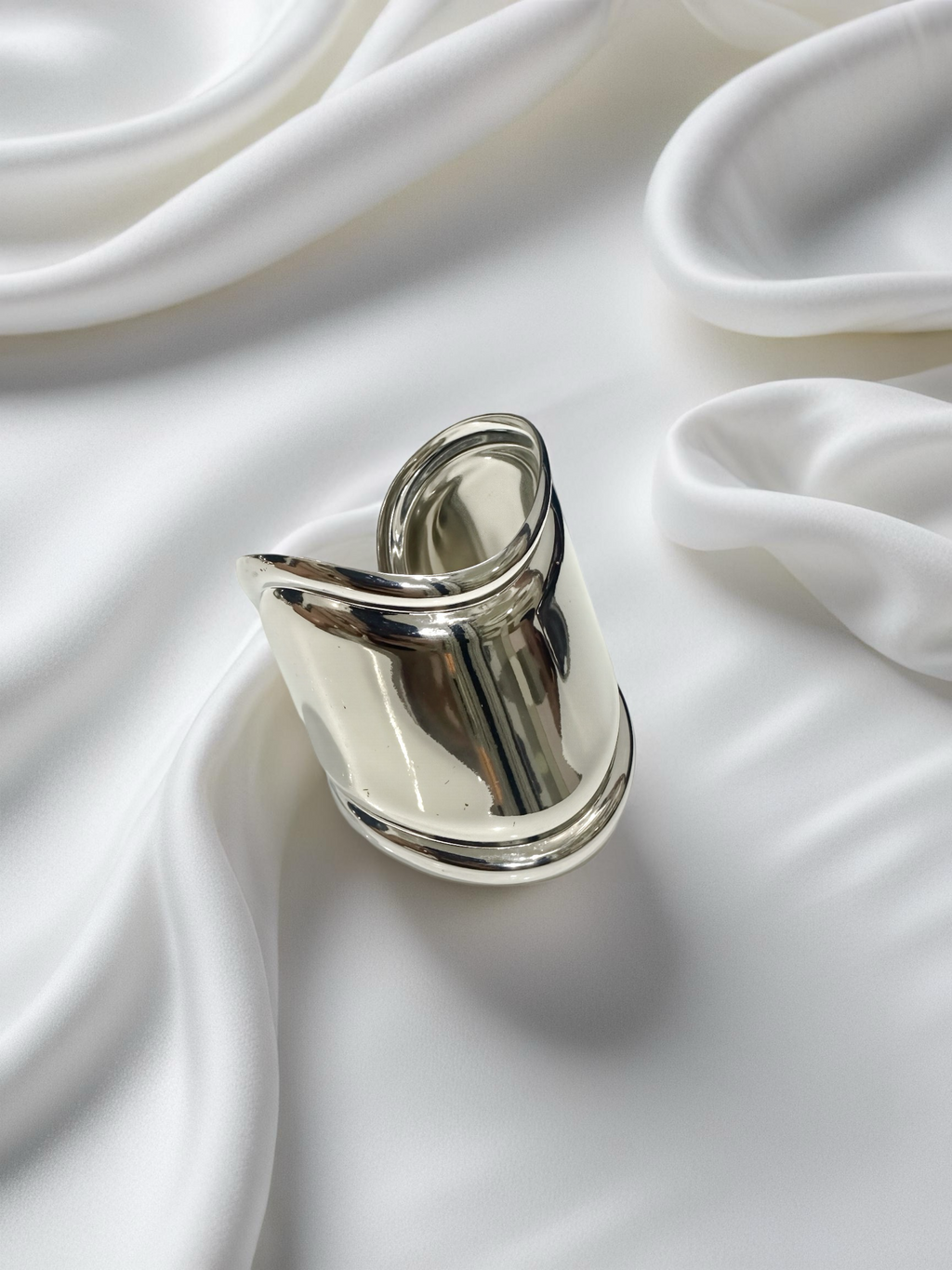 925 Silver Plated Overlap Kada