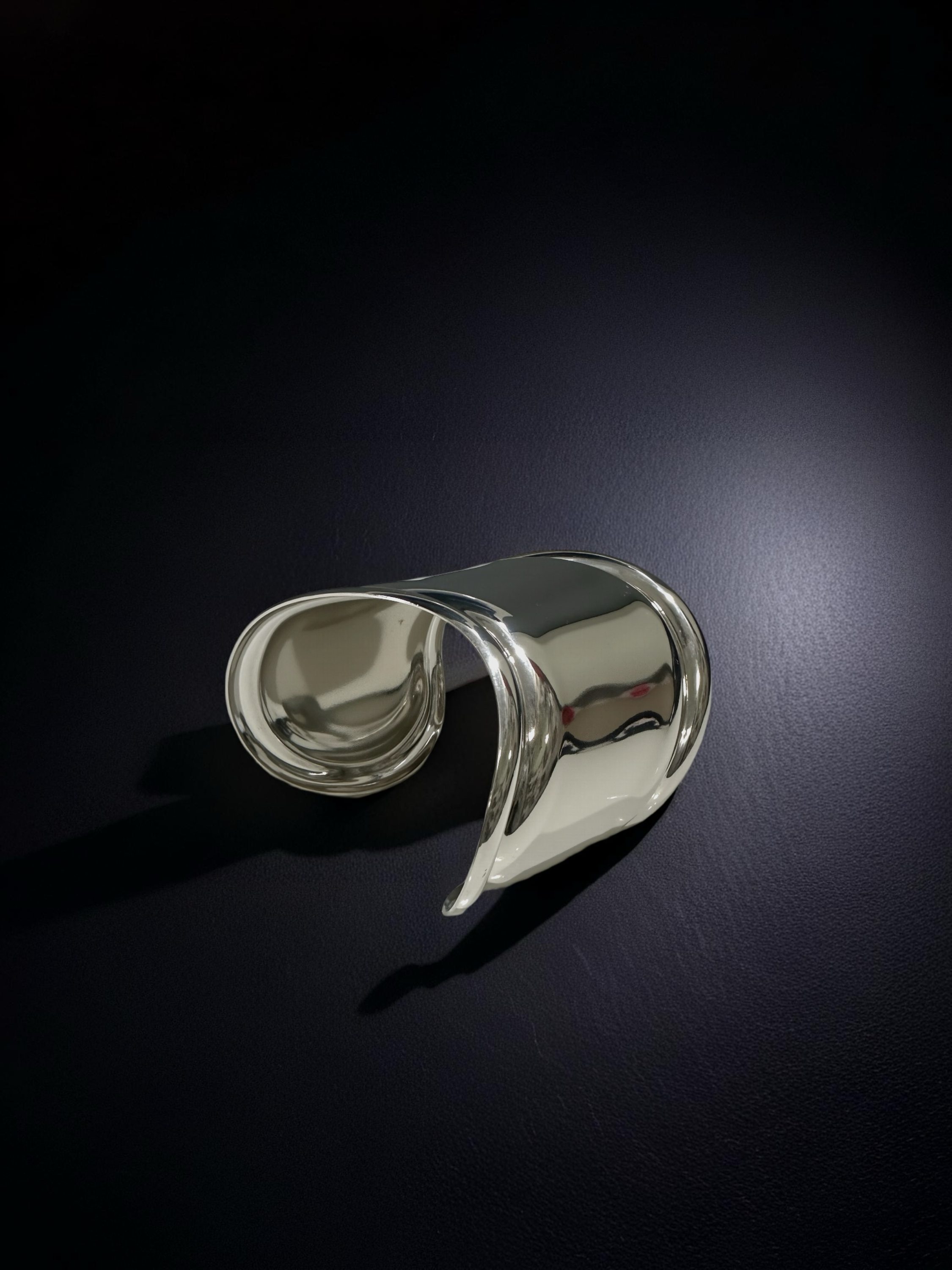 925 Silver Plated Overlap Kada