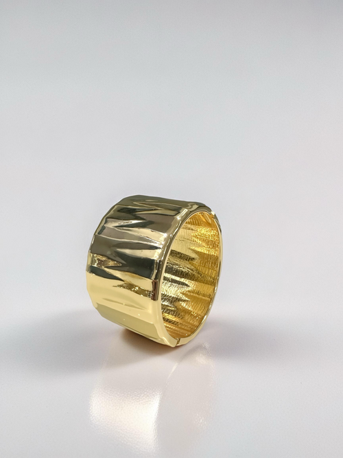 18K Gold Plated Radiant Texture Kada