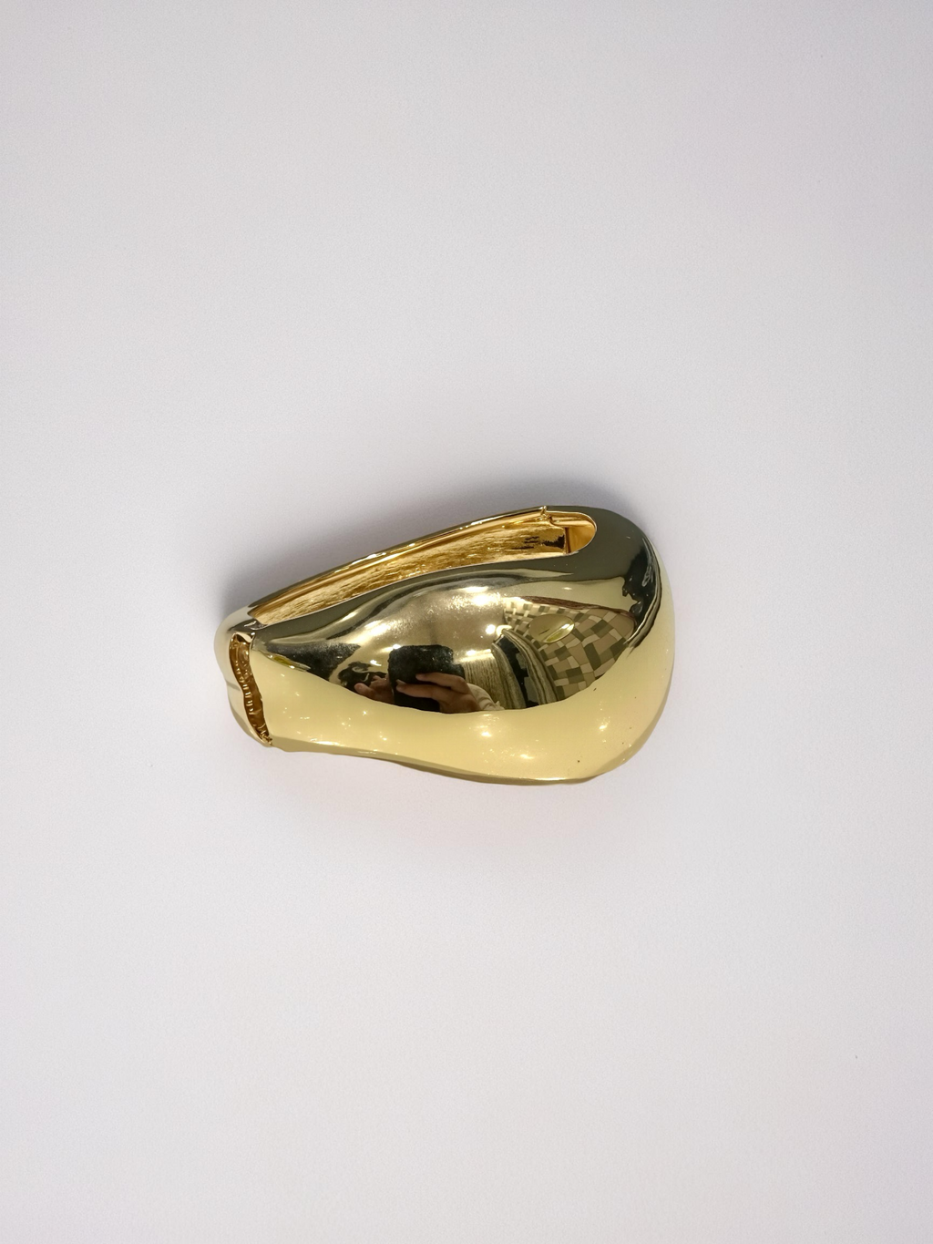 18K Gold Plated Kada – Sculpted Elegance in Every Curve