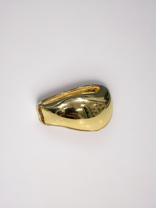 18K Gold Plated Kada – Sculpted Elegance in Every Curve