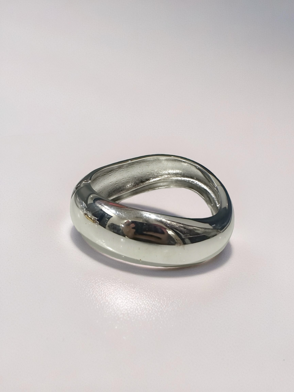 925 Silver Plated Kada – Refined Minimalism