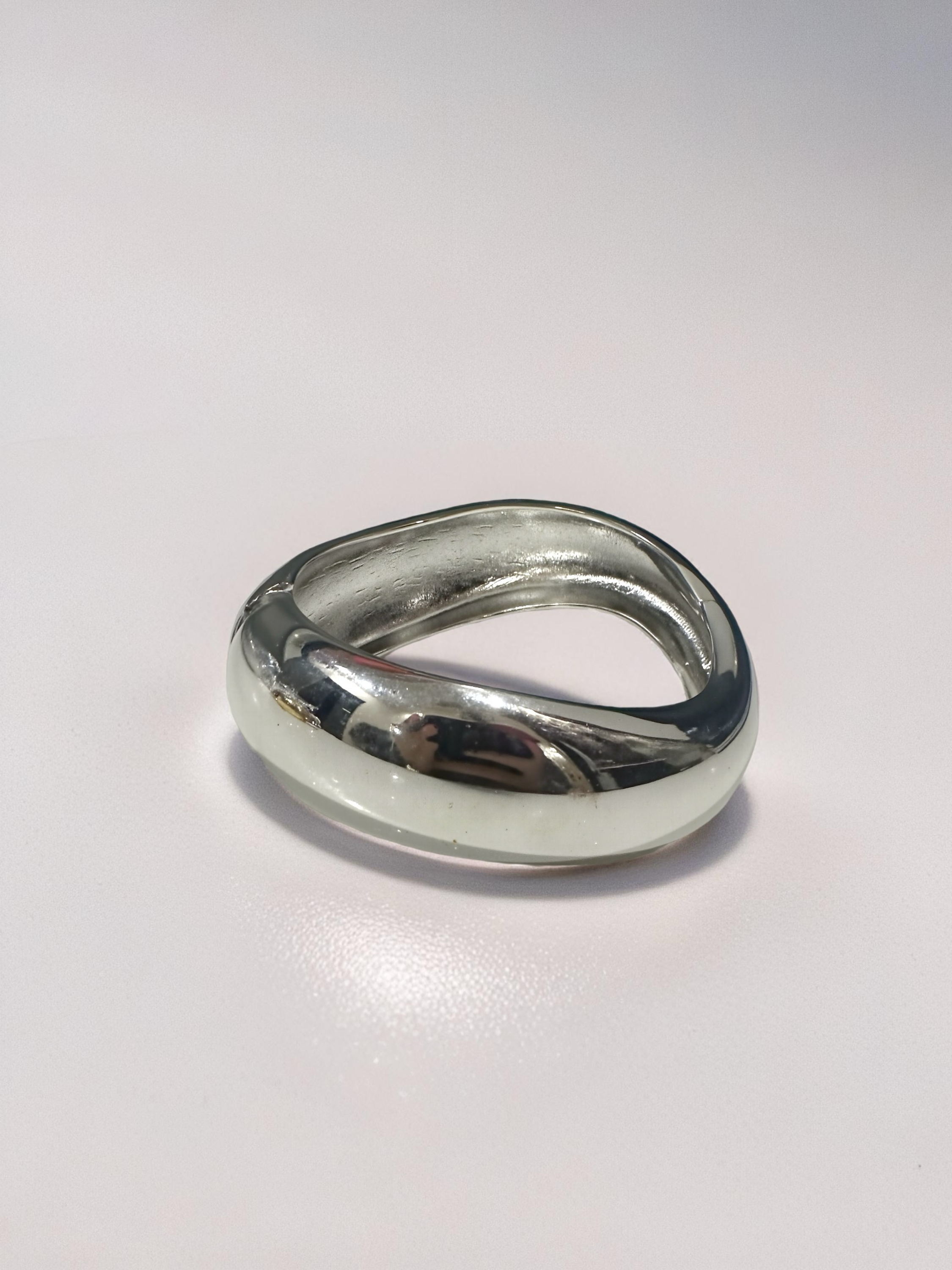925 Silver Plated Kada – Refined Minimalism