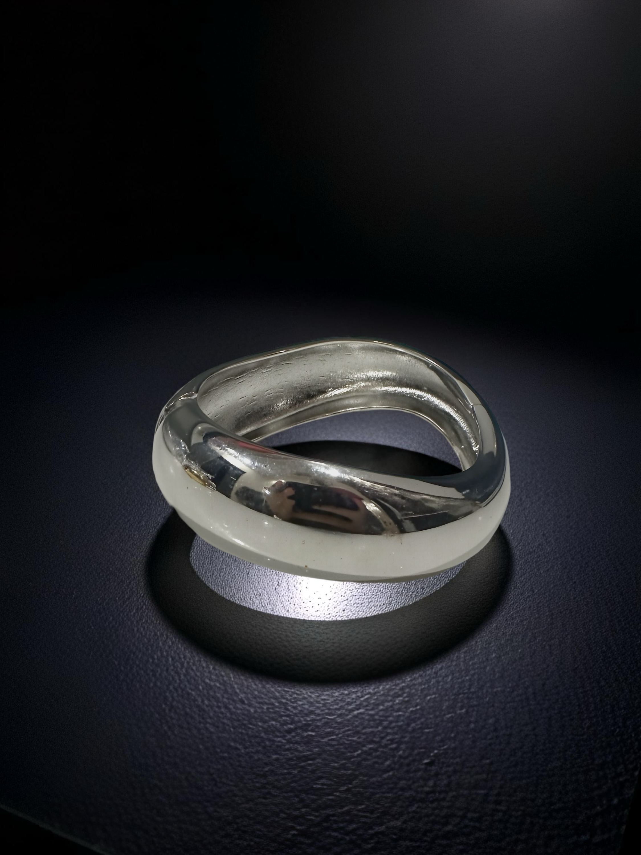 925 Silver Plated Kada – Refined Minimalism