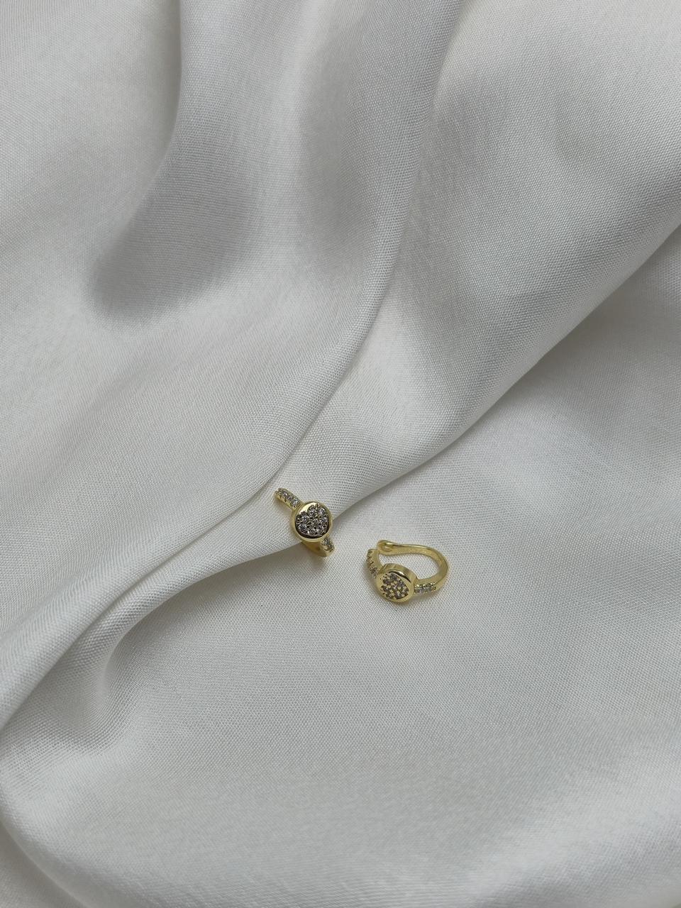 Golden Curve Ear Cuffs
